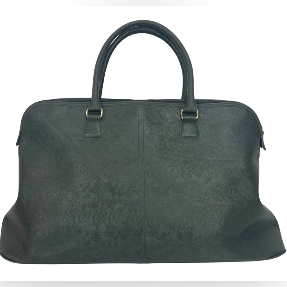 Estee Lauder Large Green Shoulder Bag Zipper Measures 22” L x 12”Hx 8.5” W